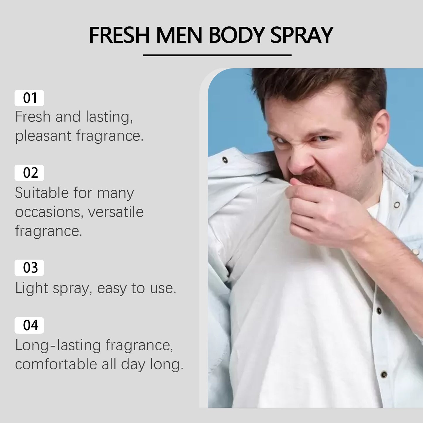 Milan Prime Fresh Men Body Spray Moisturizing Lasting Fragrance